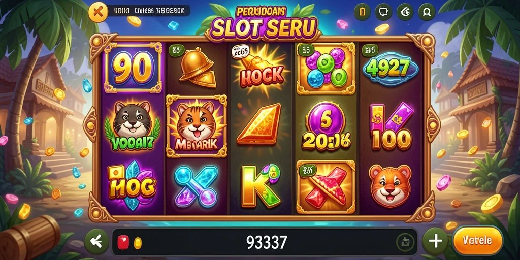 Tampilan gameplay menarik dari permainan Slot 93337.
