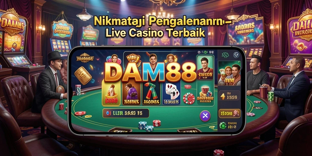 Screenshot gameplay <strong>DAM88</strong> yang menarik dan interaktif saat bermain Live Casino.