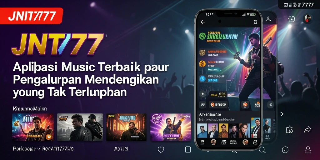 Tampilan menarik dari gameplay JNT777 yang menampilkan berbagai lagu.