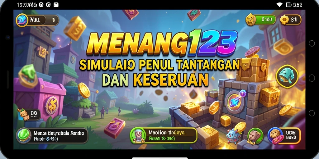 Screenshot MENANG123 menampilkan gameplay simulasi yang seru dan menantang.