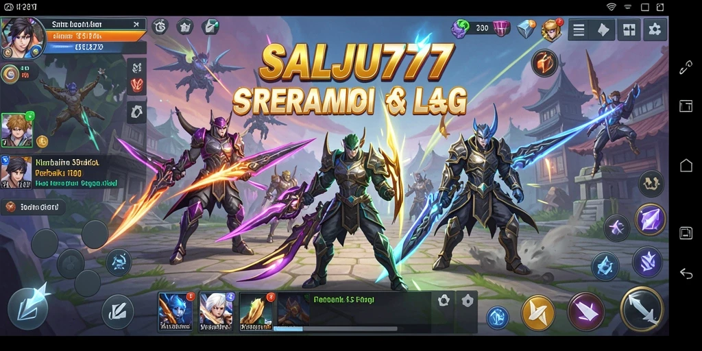 Tangkapan layar dari gameplay SALJU777 yang memukau.