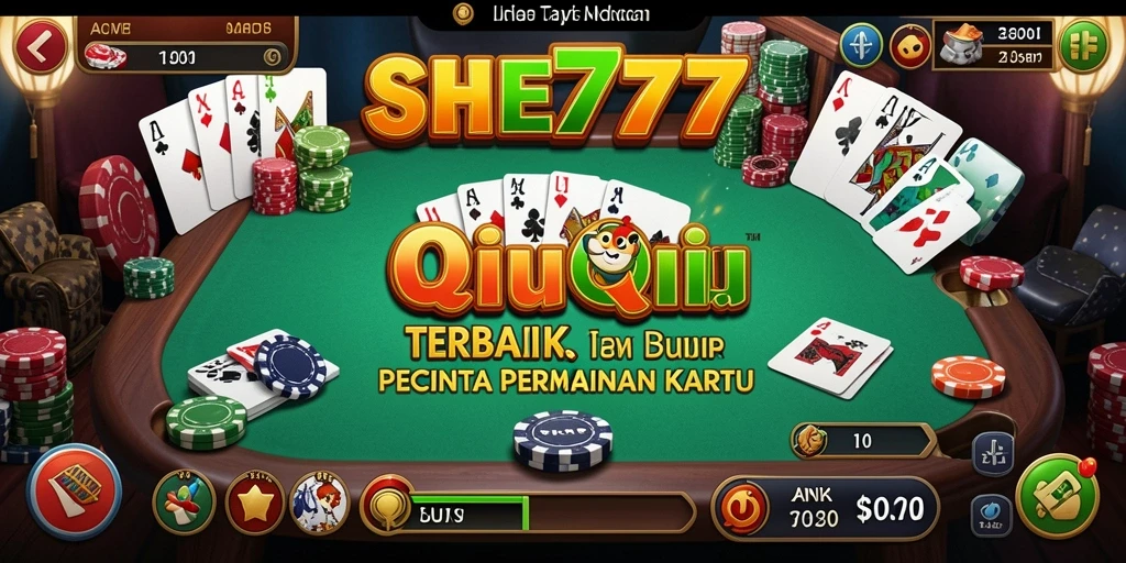 Tampilan gameplay menarik dari SHE777 dalam suasana QiuQiu.